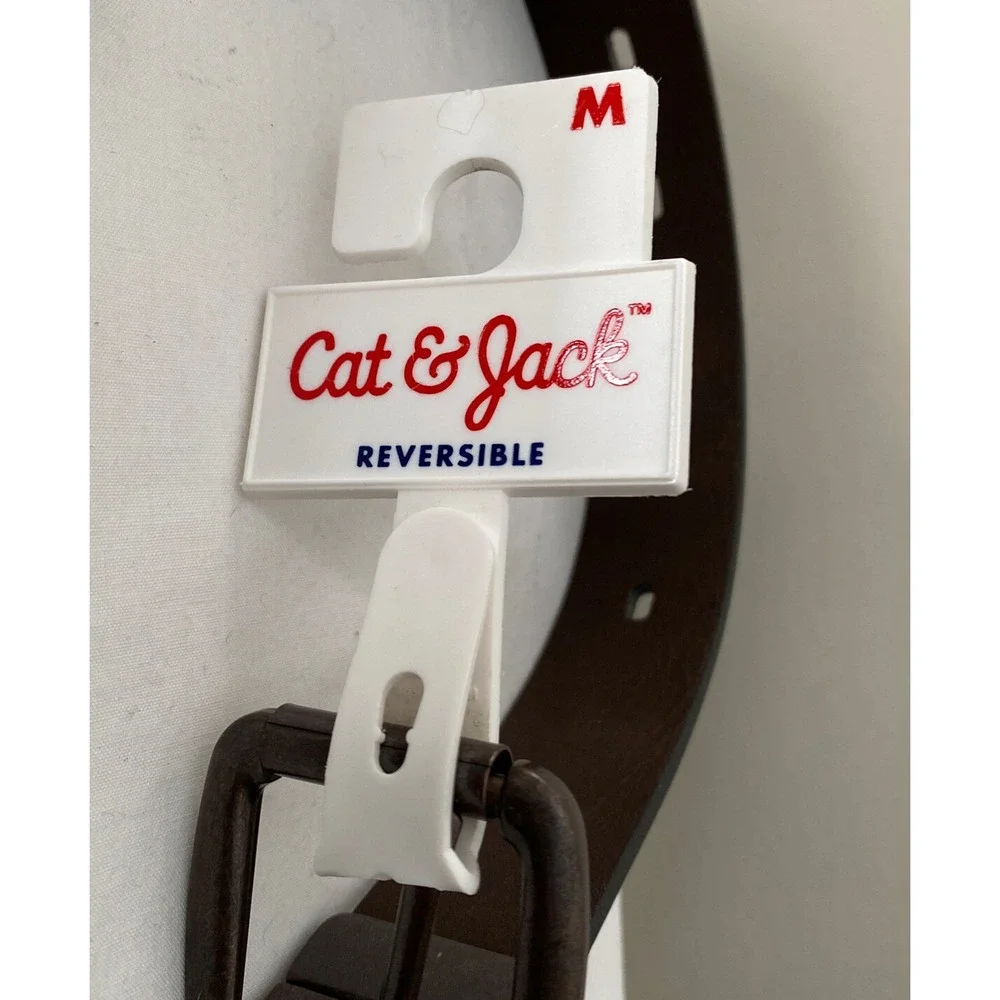 Cat and Jack Reversible Brown and Black Belt, Boys Medium  27 inches NWT